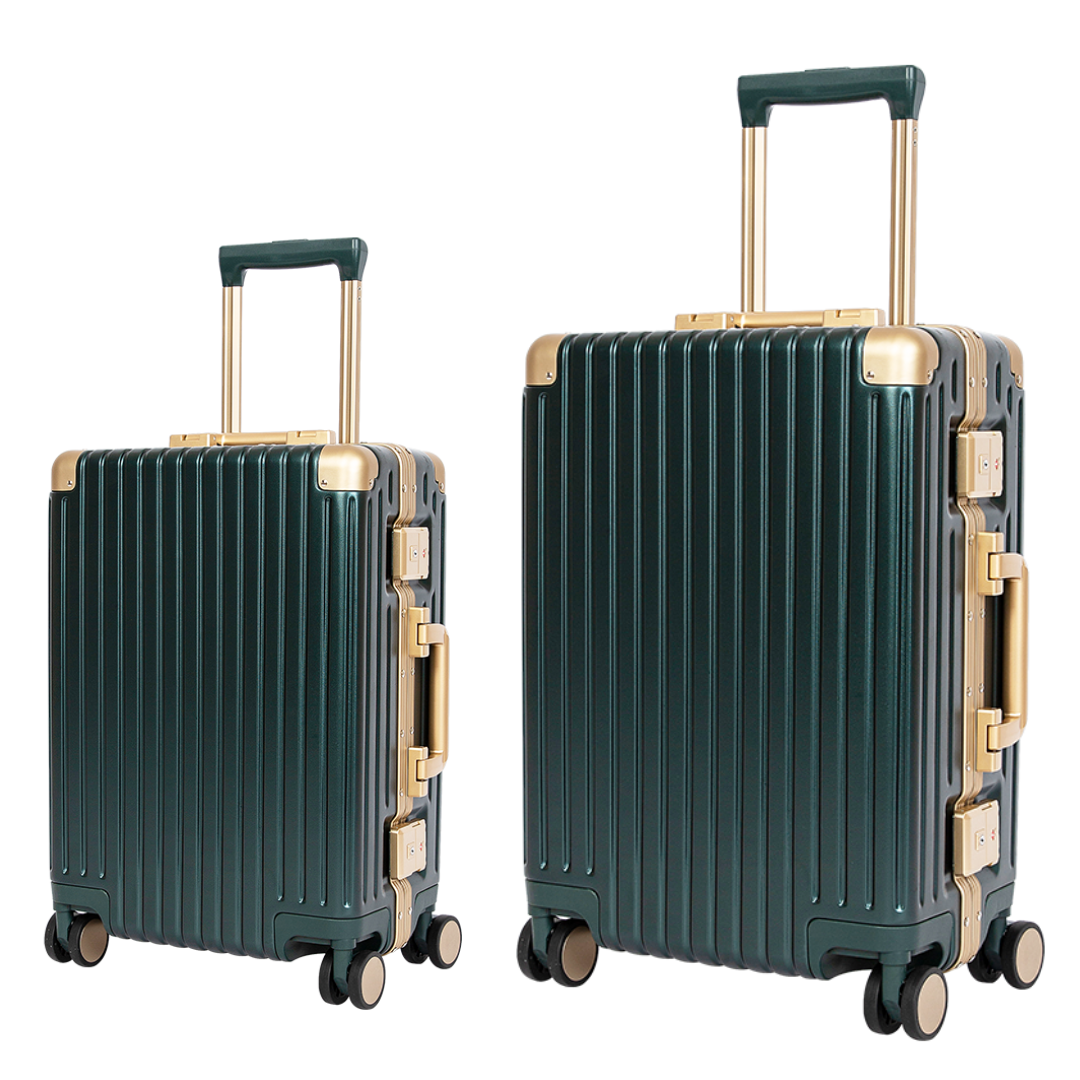 Classic Aluminum Frame Travel Suitcases