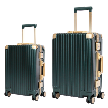 Classic Aluminum Frame Travel Suitcases