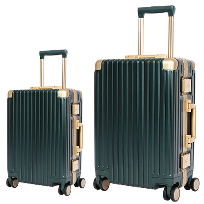 Classic Aluminum Frame Travel Suitcases