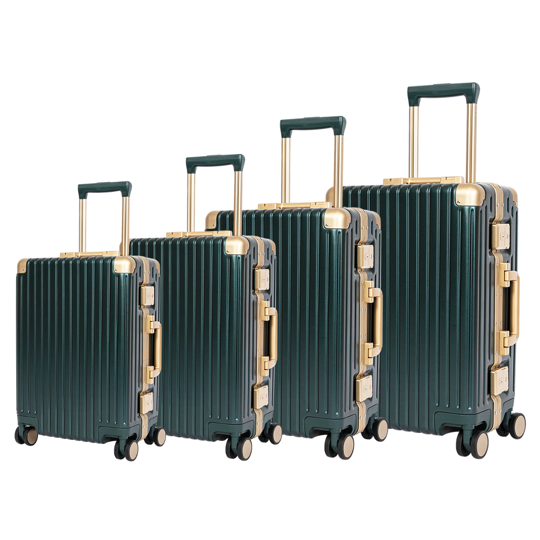 Classic Aluminum Frame Travel Suitcases