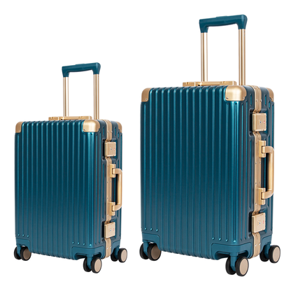 Classic Aluminum Frame Travel Suitcases