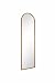 Sakura Home Design Arched Full-Length Mirror - Gold - 140 x 45cm