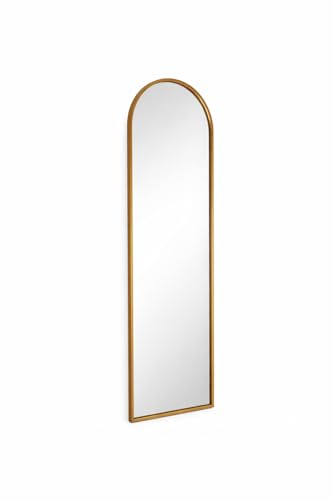 Sakura Home Design Arched Full-Length Mirror - Gold - 140 x 45cm