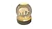 Small Crystal Ball Lamp with 3D Engraving and Luminous Base – Elephant