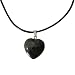 Earth Stone Collection - Heart Crystal Stone Necklace (Labradorite)