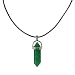 Earth Stone Collection - Bullet Crystal Stone Necklace (aventurine)