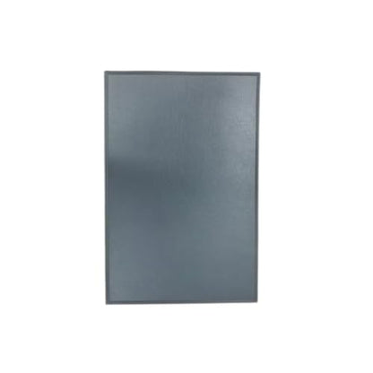 Placemat Rectangle Leather Look (Charcoal)