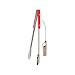 Stainless Steel Salad/Braai Tongs And Flexible Extra Length Braai Lighter (Brown)