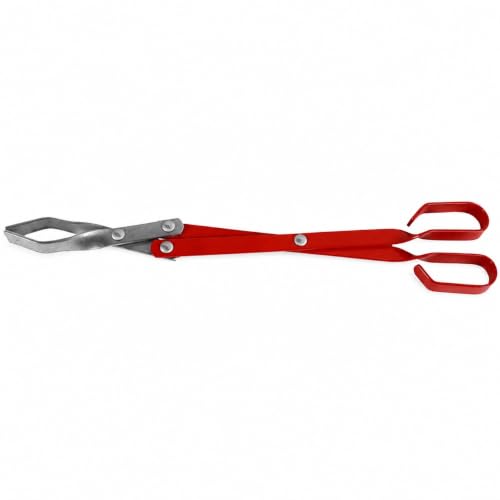 Aluminium Braai Tong – Medium (417mm) | Heavy-Duty Scissor-Style Braai & Fireplace Tongs | Heat-Resistant Grip | Durable, Lightweight Design for Easy Handling