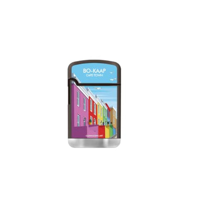 Debest Cape Town Travel Art Card A5 - Bo-Kaap and ZL3 Torch Jet Lighter