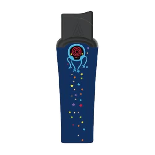 Zl-7 Slim Windproof Torch Jet Lighter (Space Skull)