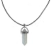 Earth Stone Collection - Bullet Crystal Stone Necklace (Opal)