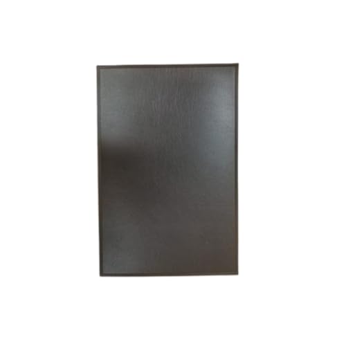 Placemat Rectangle Leather Look (Black)