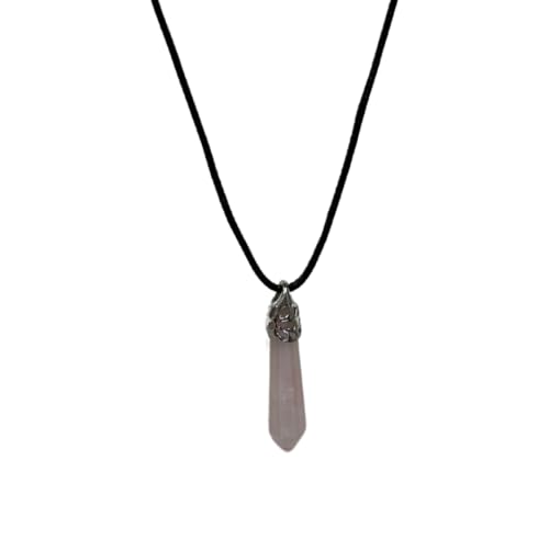 Earth Stone Collection - Icedrop Crystal Stone Necklace (Tigers Eye)