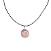 Earth Stone Collection - Polished Crystal Stone Necklace (Rose Quartz)