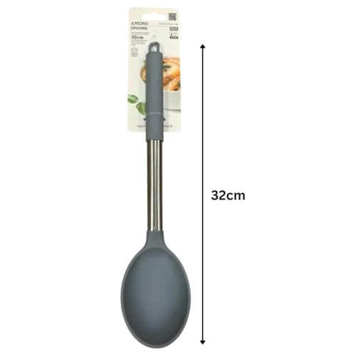 Silicone Spoon - 32cm (Grey)