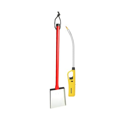 Braai Coal Scoop And Flexible Extra Length Braai Lighter (Yellow)