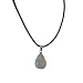 Earth Stone Collection - Teardrop Crystal Stone Necklace (Opal)