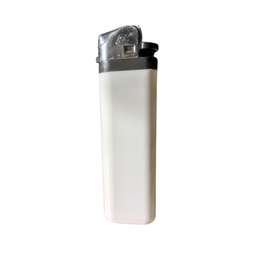 M3L Disposable Flint Lighters - White - 50 Pack