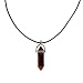 Earth Stone Collection - Bullet Crystal Stone Necklace (Tigers Eye)