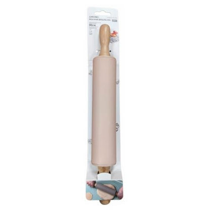 Silicone Rolling Pin - 30x5cm (Pink)