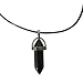 Earth Stone Collection - Bullet Crystal Stone Necklace (Hematite)