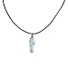 Earth Stone Collection - Wire Wrapped Crystal Stone Necklace (Opal)