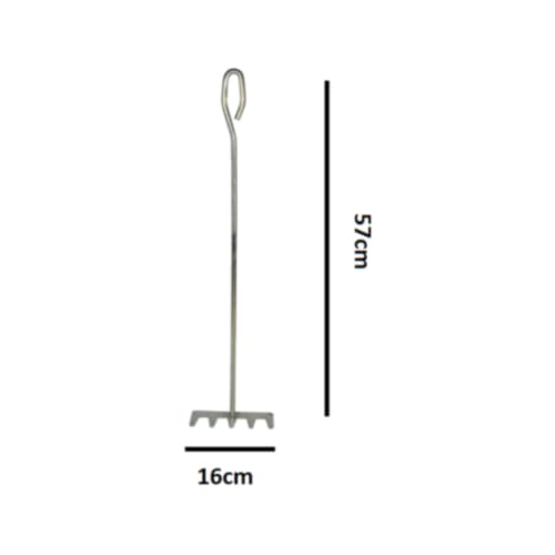 Braai Rake And Flexible Extra Length Braai Lighter (Yellow)