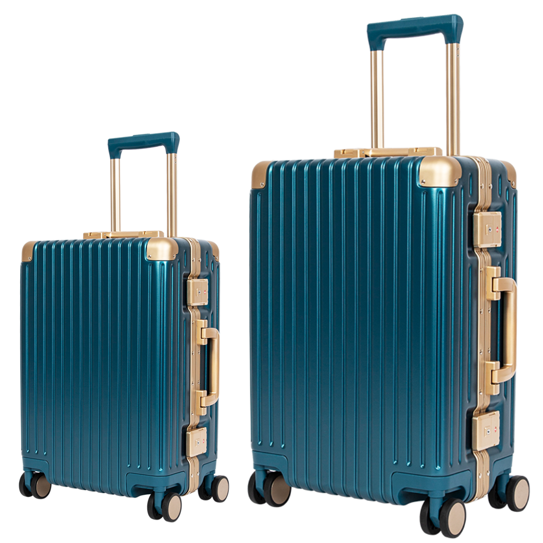 Classic Aluminum Frame Travel Suitcases