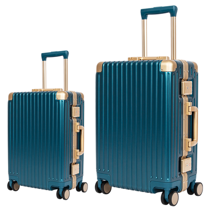 Classic Aluminum Frame Travel Suitcases