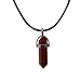 Earth Stone Collection - Bullet Crystal Stone Necklace (Red Jasper)