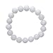 Earth Stone Collection - Crystal Stone Bracelet (White Agate)