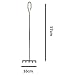 Rake And Coal Scoop Combo For Braai Or Barbeque