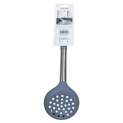 Silicone Slotted Ladle - 32.5x10cm (Grey)