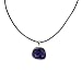 Earth Stone Collection - Polished Crystal Stone Necklace (Amethyst)