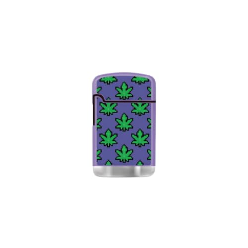 Zl -3 Windproof Torch Jet Lighter (Purple Leaf)