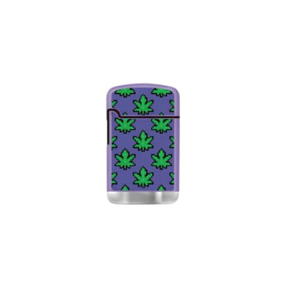 Zl -3 Windproof Torch Jet Lighter (Purple Leaf)