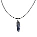 Earth Stone Collection - Wire Wrapped Crystal Stone Necklace (Sodalite)