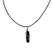 Earth Stone Collection - Wire Wrapped Crystal Stone Necklace (Onyx)