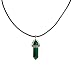 Earth Stone Collection - Bullet Crystal Stone Necklace (Malachite)