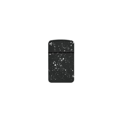 Zl -12 Metallic Windproof Torch Jet Lighter (Black Splash)