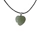 Earth Stone Collection - Heart Crystal Stone Necklace (Aventurine)