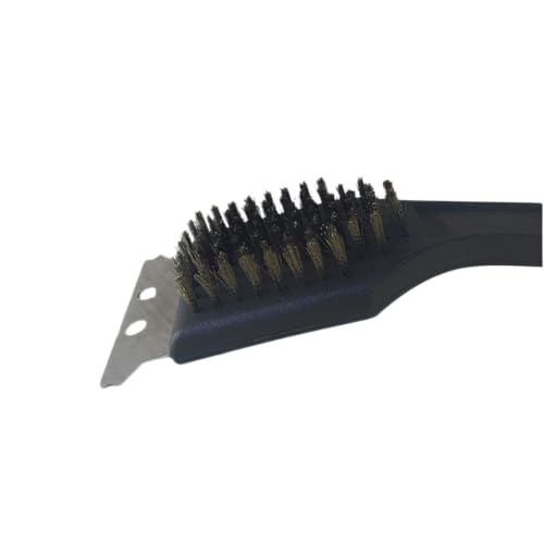 Nylon Handle Braai Grid Brush And Flexible Extra Length Braai Lighter (Brown)