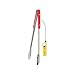 Stainless Steel Salad/Braai Tongs And Flexible Extra Length Braai Lighter (Yellow)