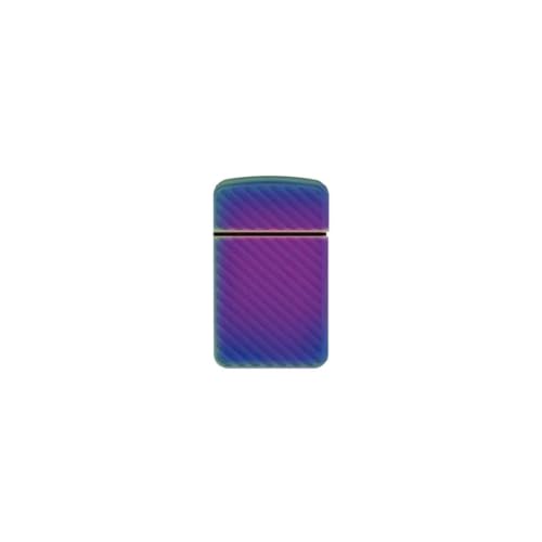 Zl -12 Metallic Windproof Torch Jet Lighter (Rainbow Polish Stripes)