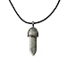 Earth Stone Collection - Bullet Crystal Stone Necklace (White Turquoise)