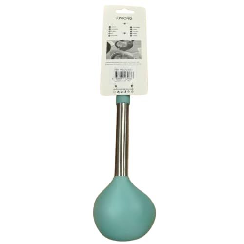 Silicone Soup Ladle - 30.5x9cm (Blue)