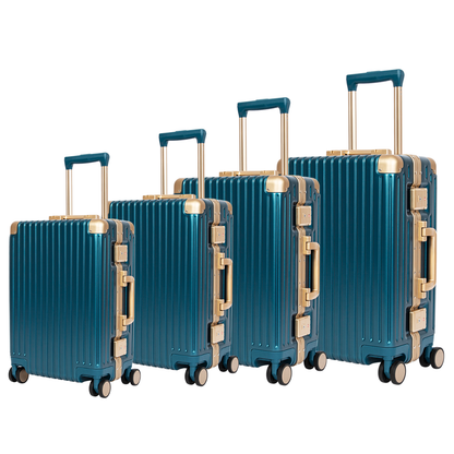 Classic Aluminum Frame Travel Suitcases