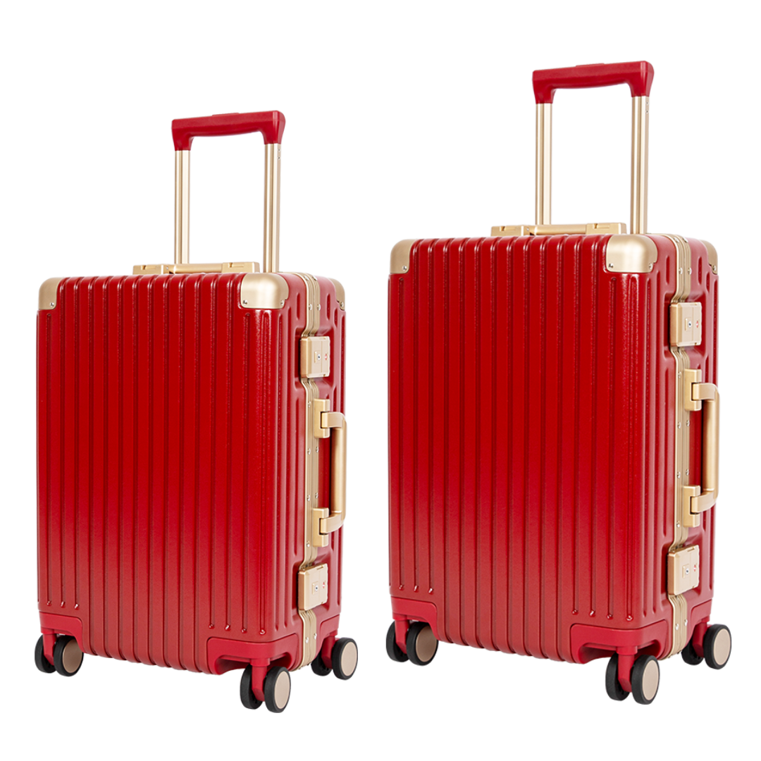 Classic Aluminum Frame Travel Suitcases