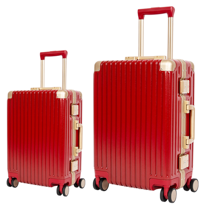 Classic Aluminum Frame Travel Suitcases